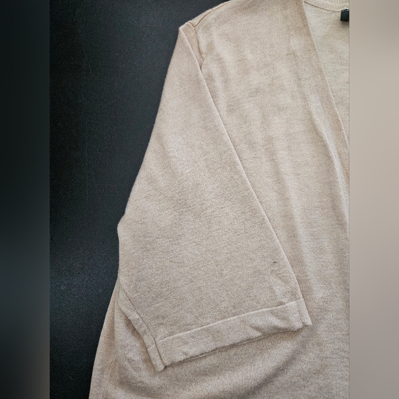 Cyr Tan Wrap No Button Cardigan - Size 2X - EUC - Picture 5 of 8